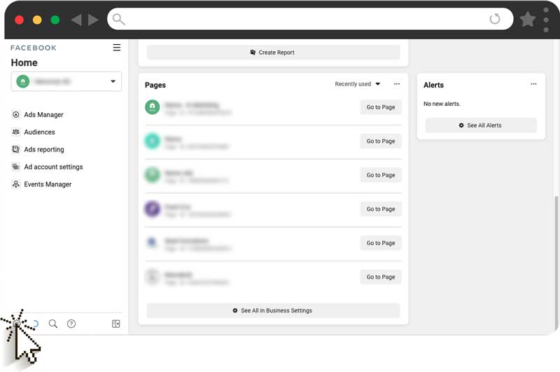 Facebook business page