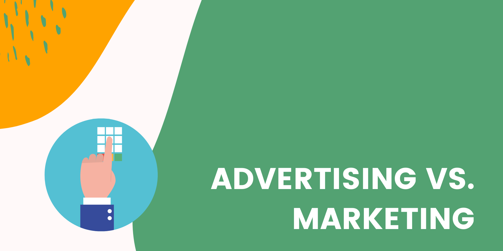 advertising vs. marketing